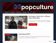 Tablet Screenshot of ccpopculture.com